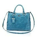 2014 Prada bright Leather Tote Bag for sale BN2533 light blue